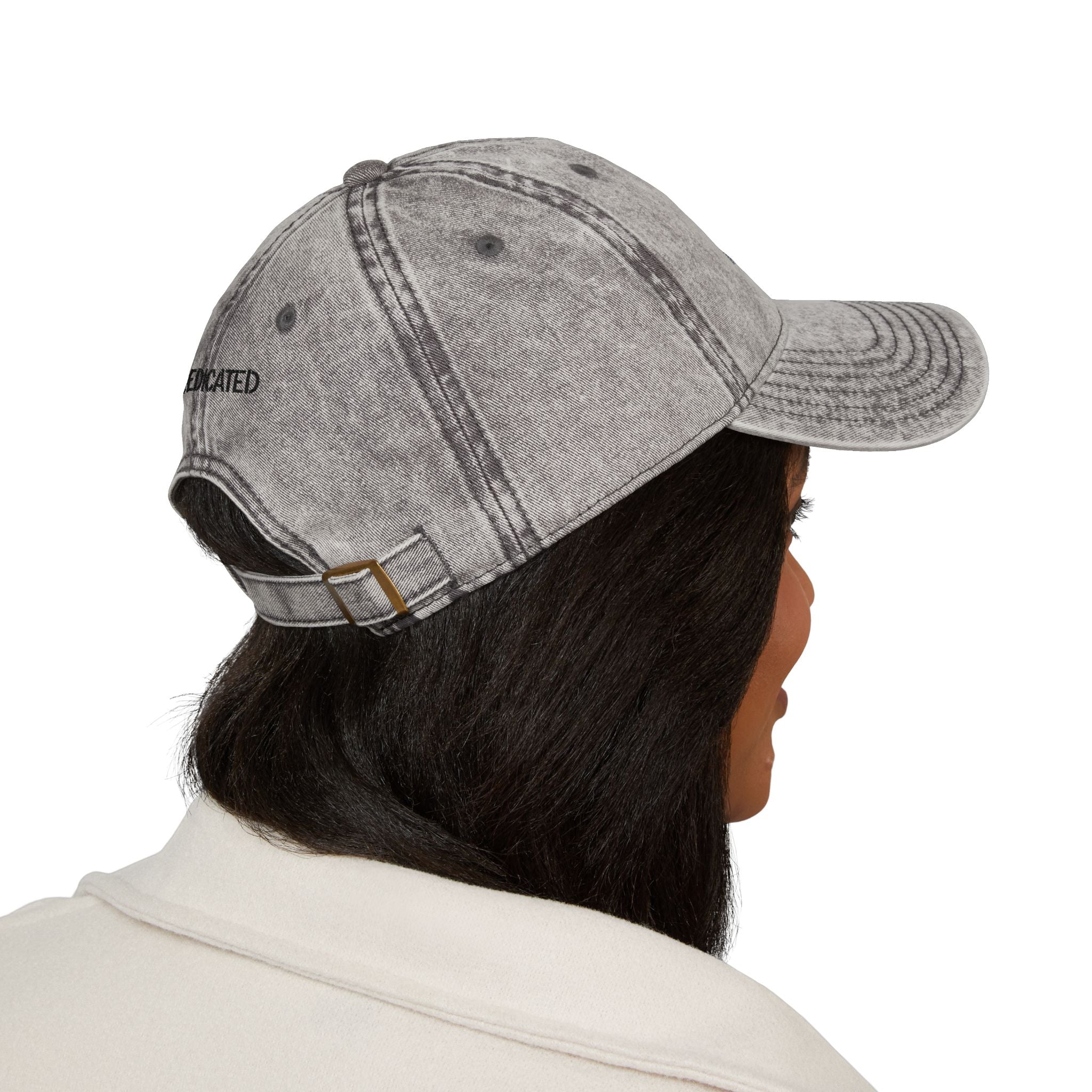 UNBOTHERED EMBROIDERED VINTAGE CAP