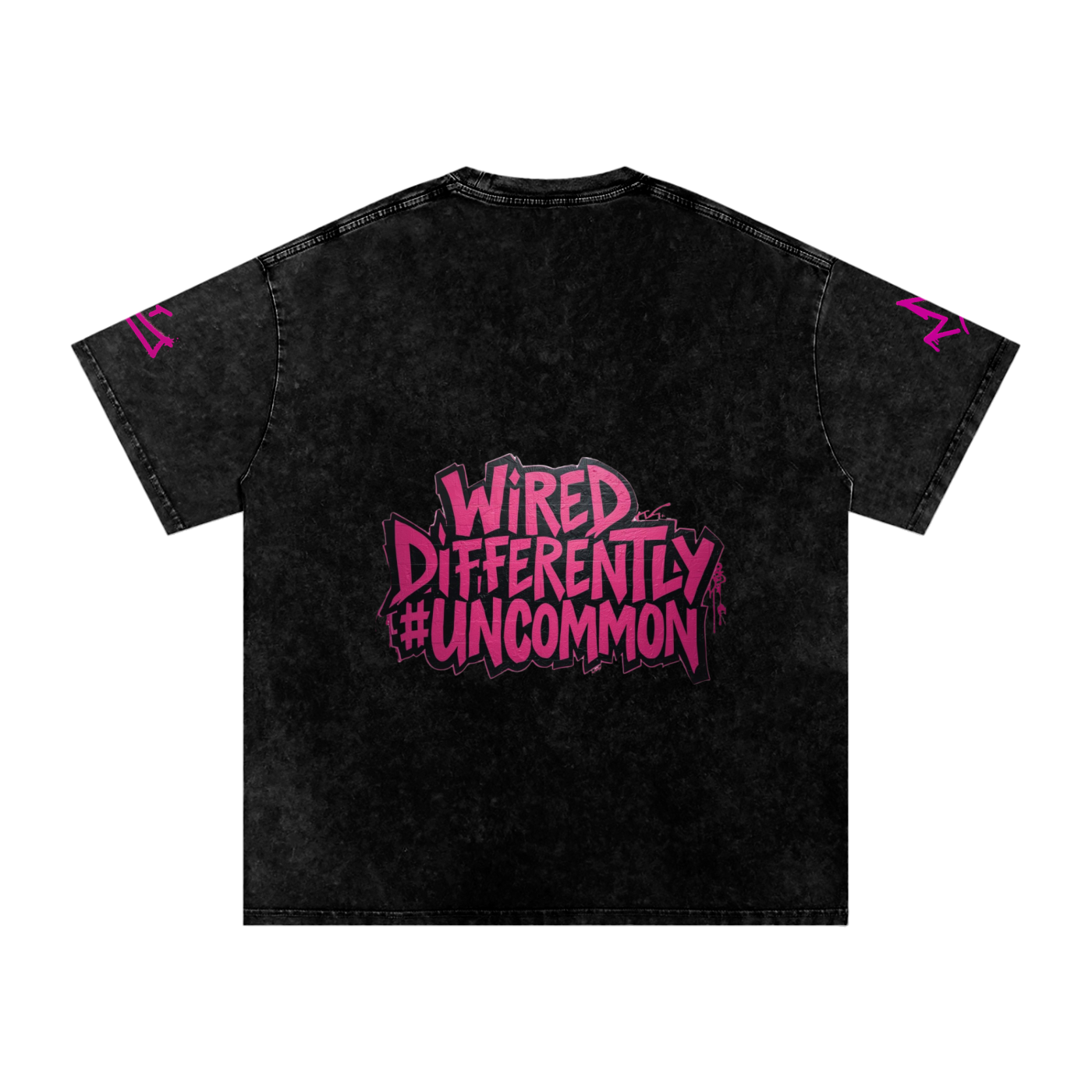 SNOW WASHED OVERSIZED COTTON GENIUS T-SHIRT