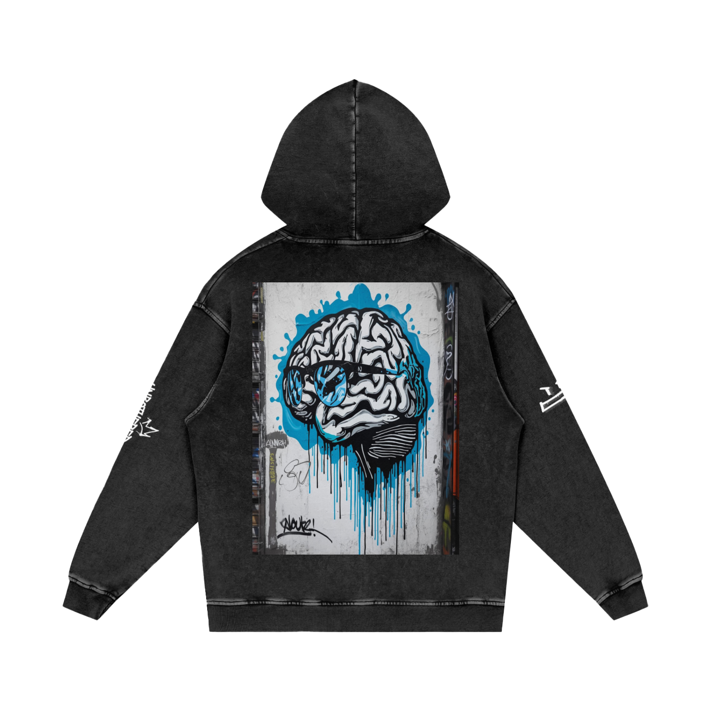 Snow Washed Cotton Hoodie