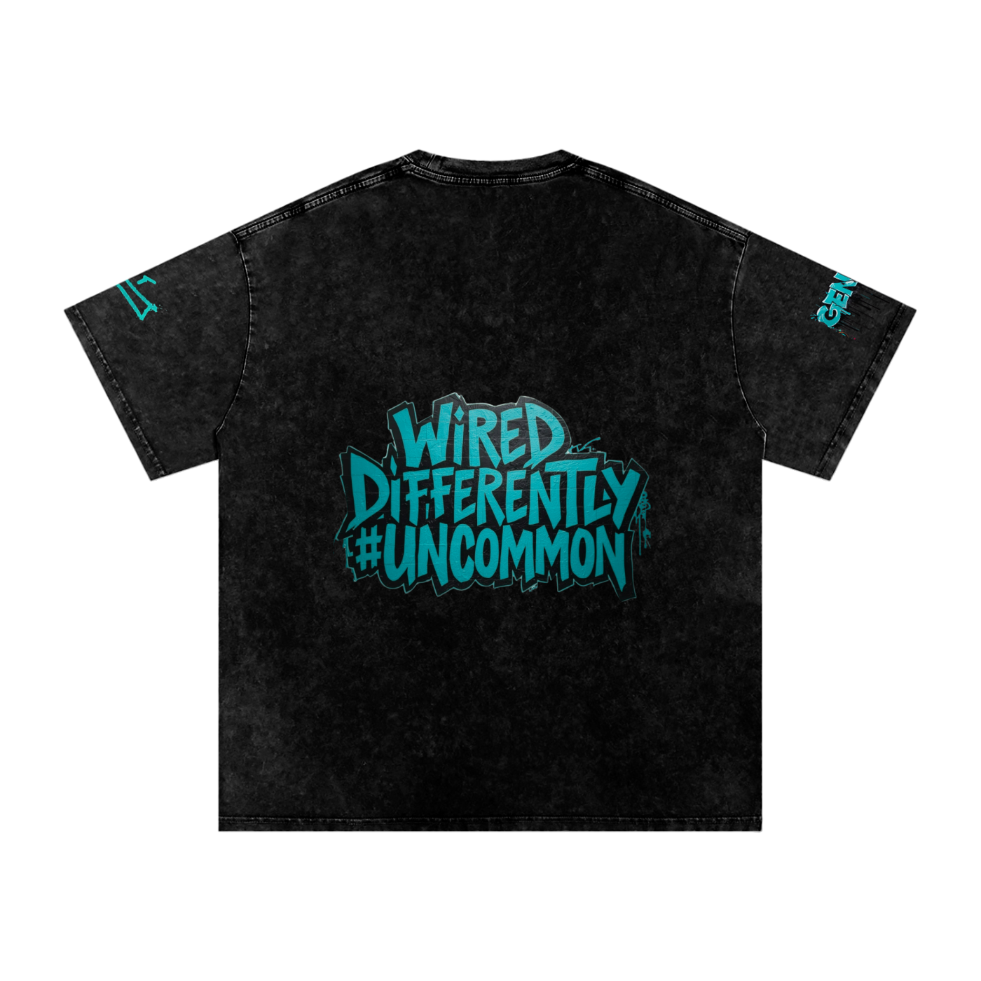 SNOW WASHED OVERSIZED COTTON GENIUS T-SHIRT