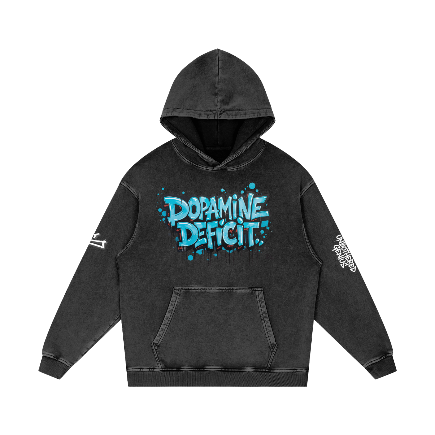 Snow Washed Cotton Hoodie