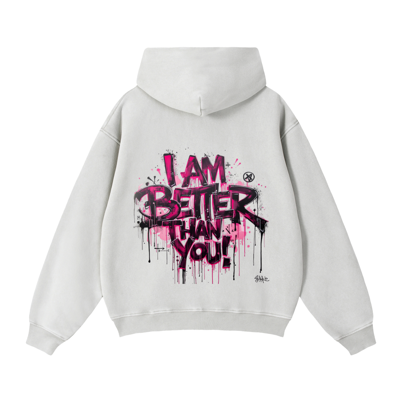 Zip-Through Unbothered Boxy Fleece Hoodie