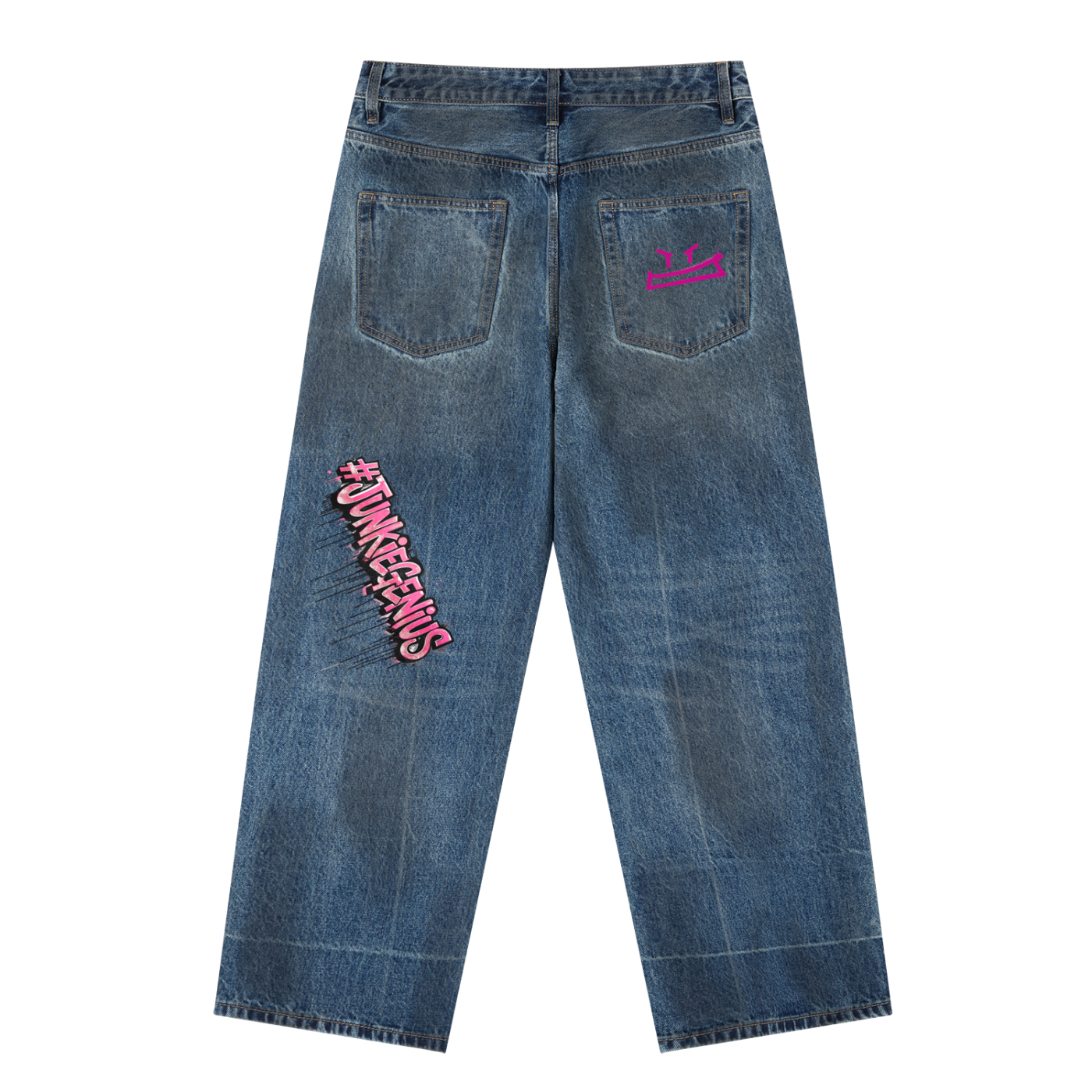 Vintage Wash Baggy Unbothered Jeans