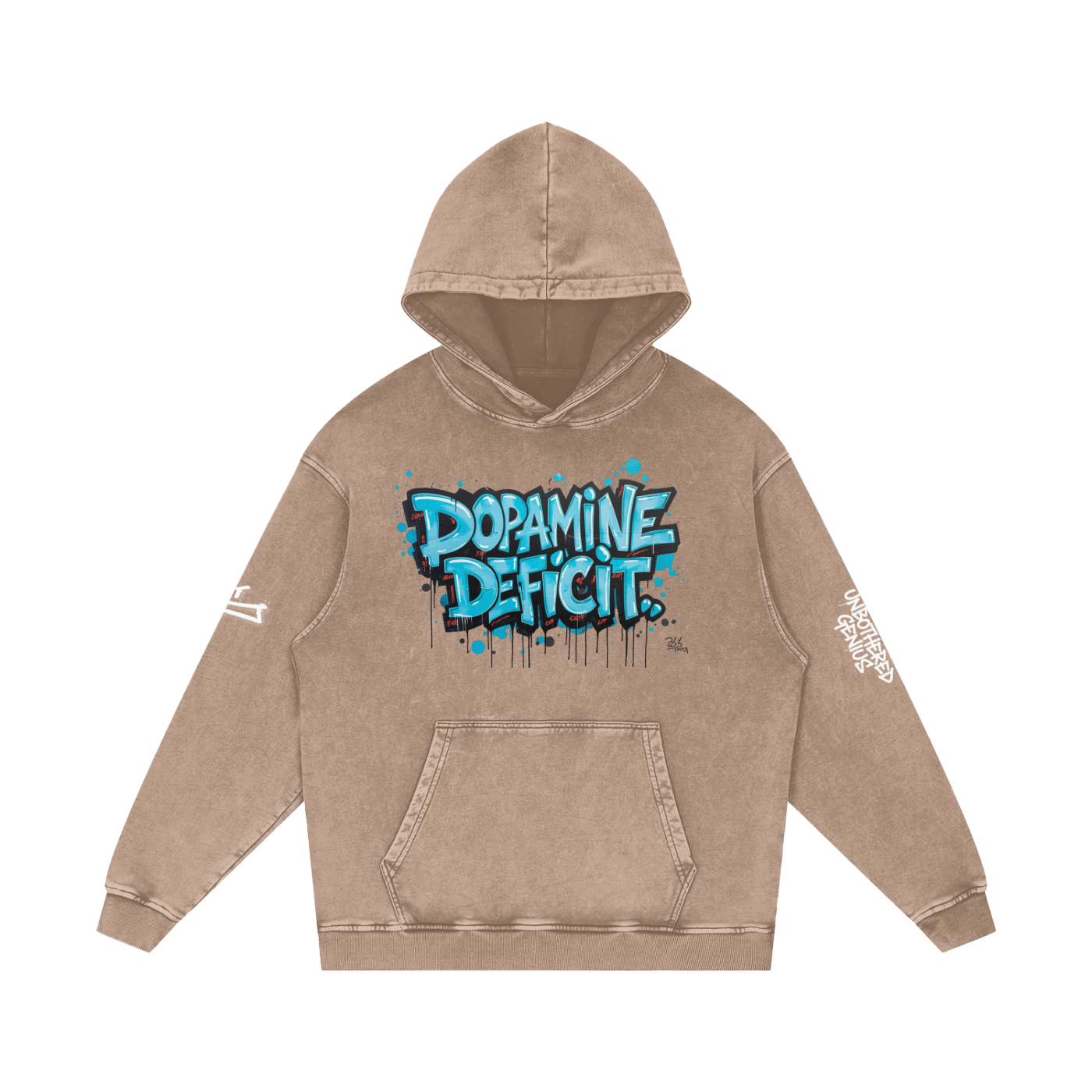 Snow Washed Cotton Hoodie